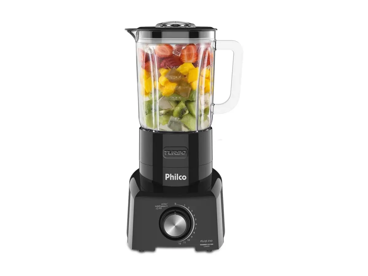 Liquidificador Philco PLQ1350 Turbo Glass 127V