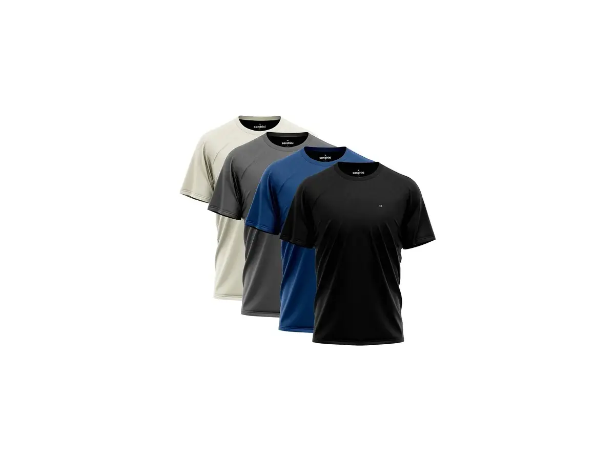 Kit 4 Camisetas Dry-fit Sandrini