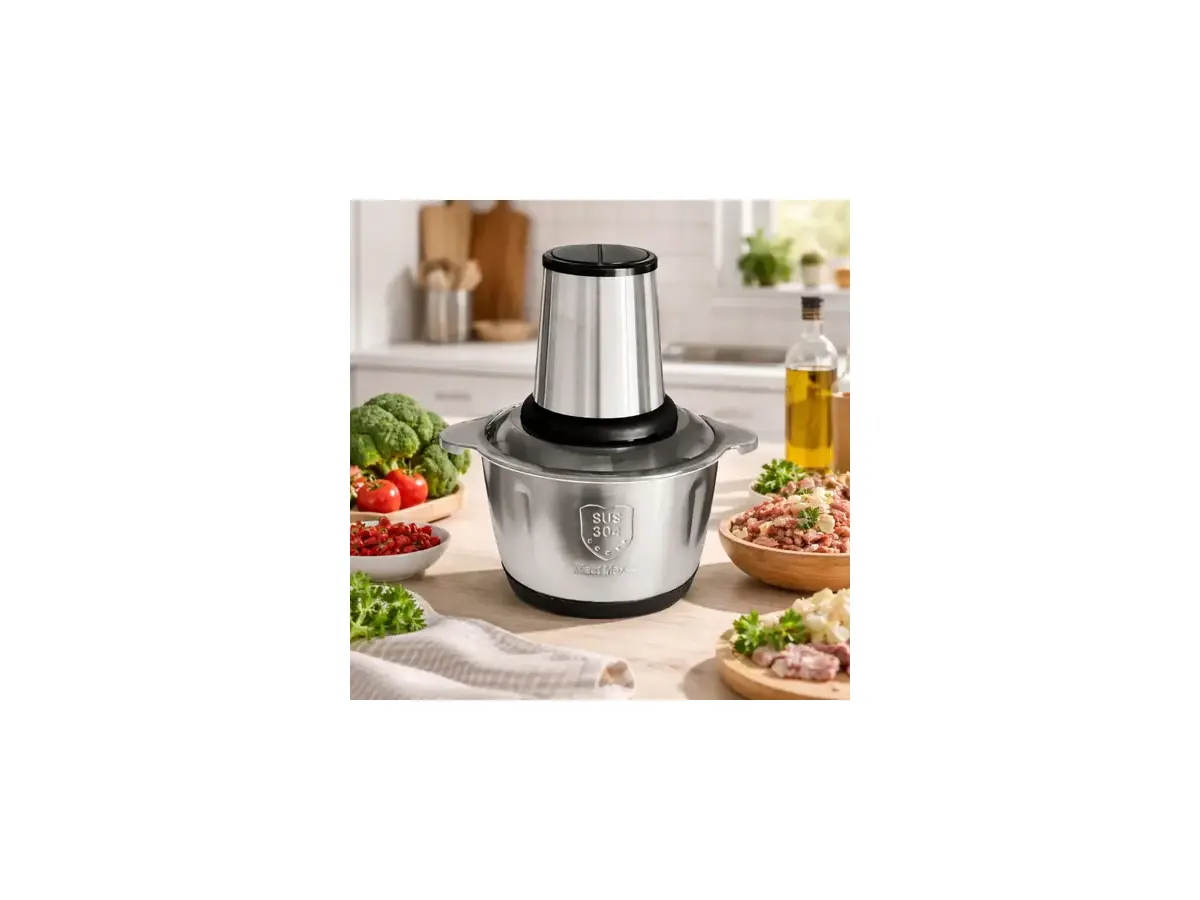 Multiprocessador E Triturador De Alimentos Elétrico 2 Litros Inox