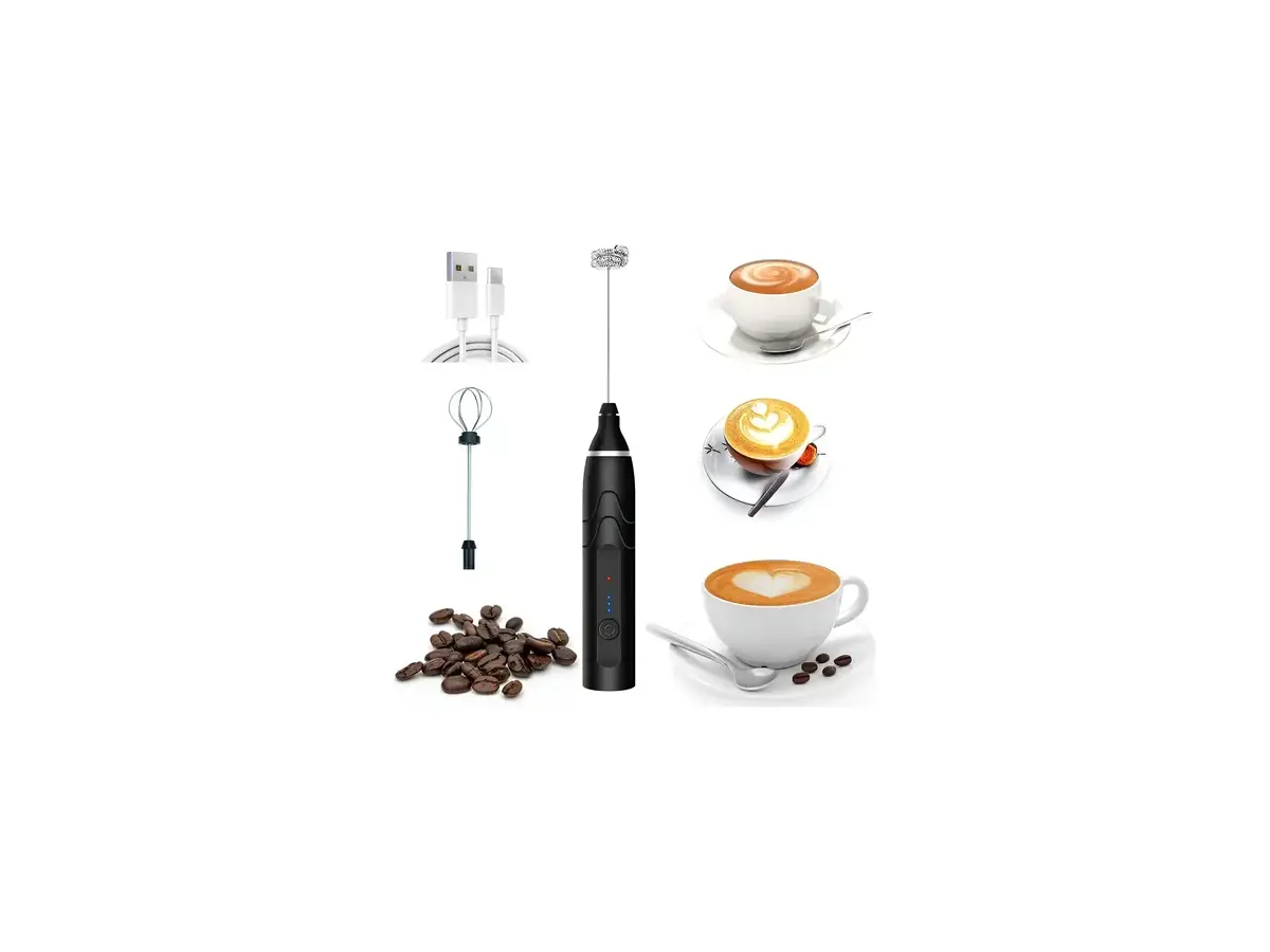 Misturador Mixer De Bebidas Resistente Usb Preto