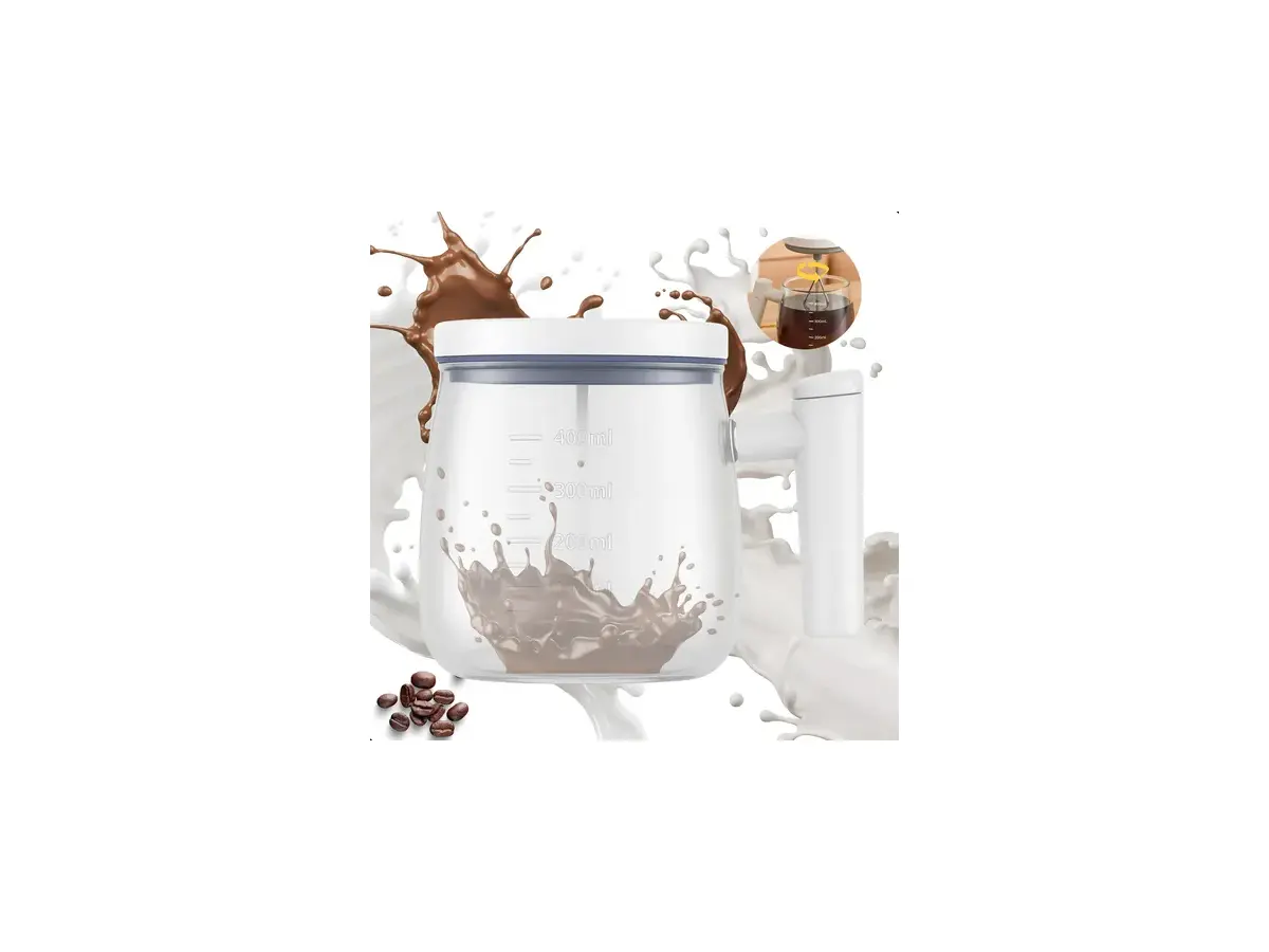 Copo Mixer Caneca Vidro De Mistura Elétrica Automática Café