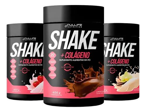 Shake Substituto de Refei&ccedil;&atilde;o com Col&aacute;geno