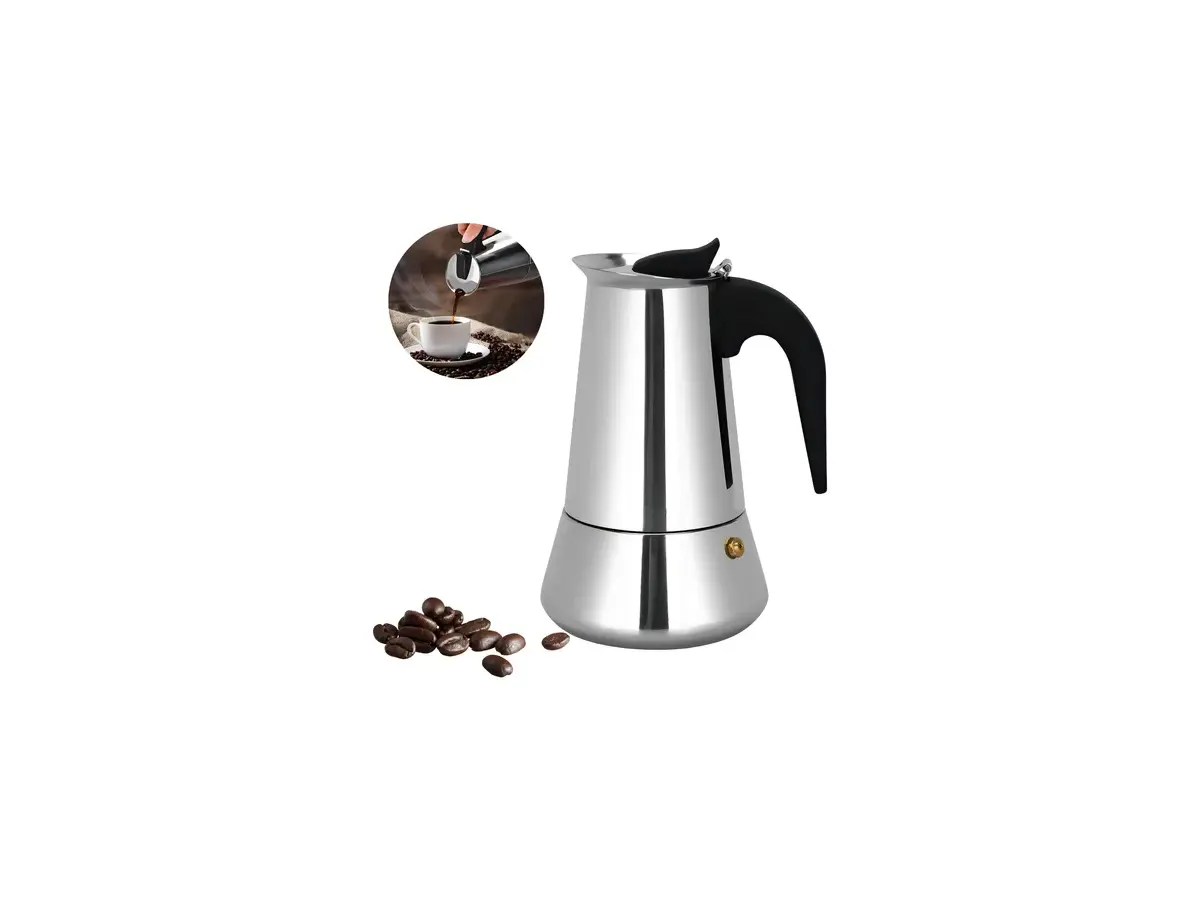 Cafeteira Italiana Inox 6 Xícaras