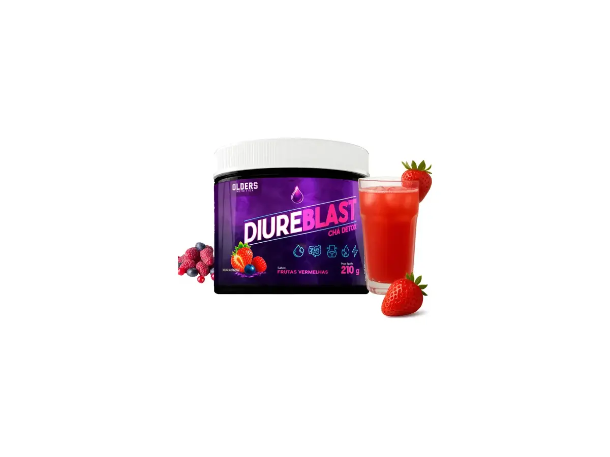 Diureblast Frutas Vermelhas - Pó Nutricional Detox