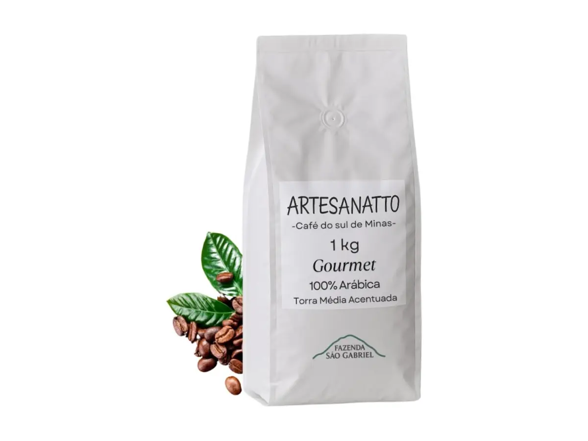 Café Gourmet em Grãos 100% Arábica 1kg - Sul de Minas