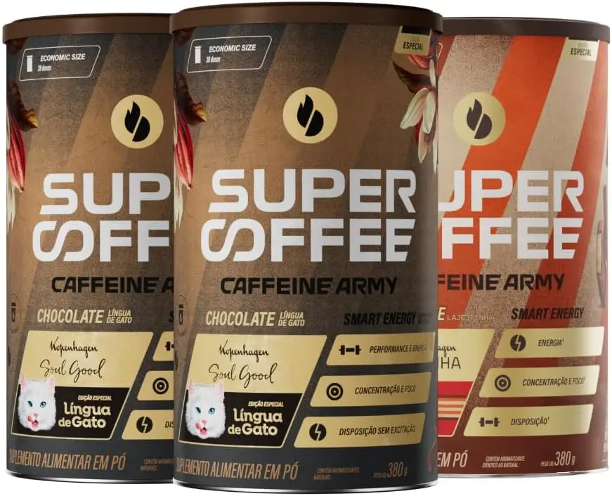 Kit SuperCoffee (380g) | 2 Língua De Gato + 1 Lajotinha