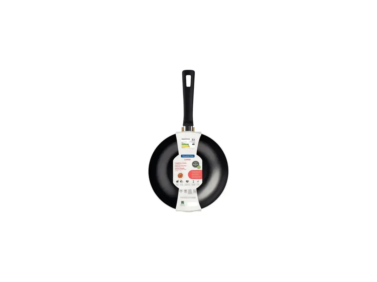 Frigideira Funda Antiaderente Tramontina 24 Cm Cor Grafite
