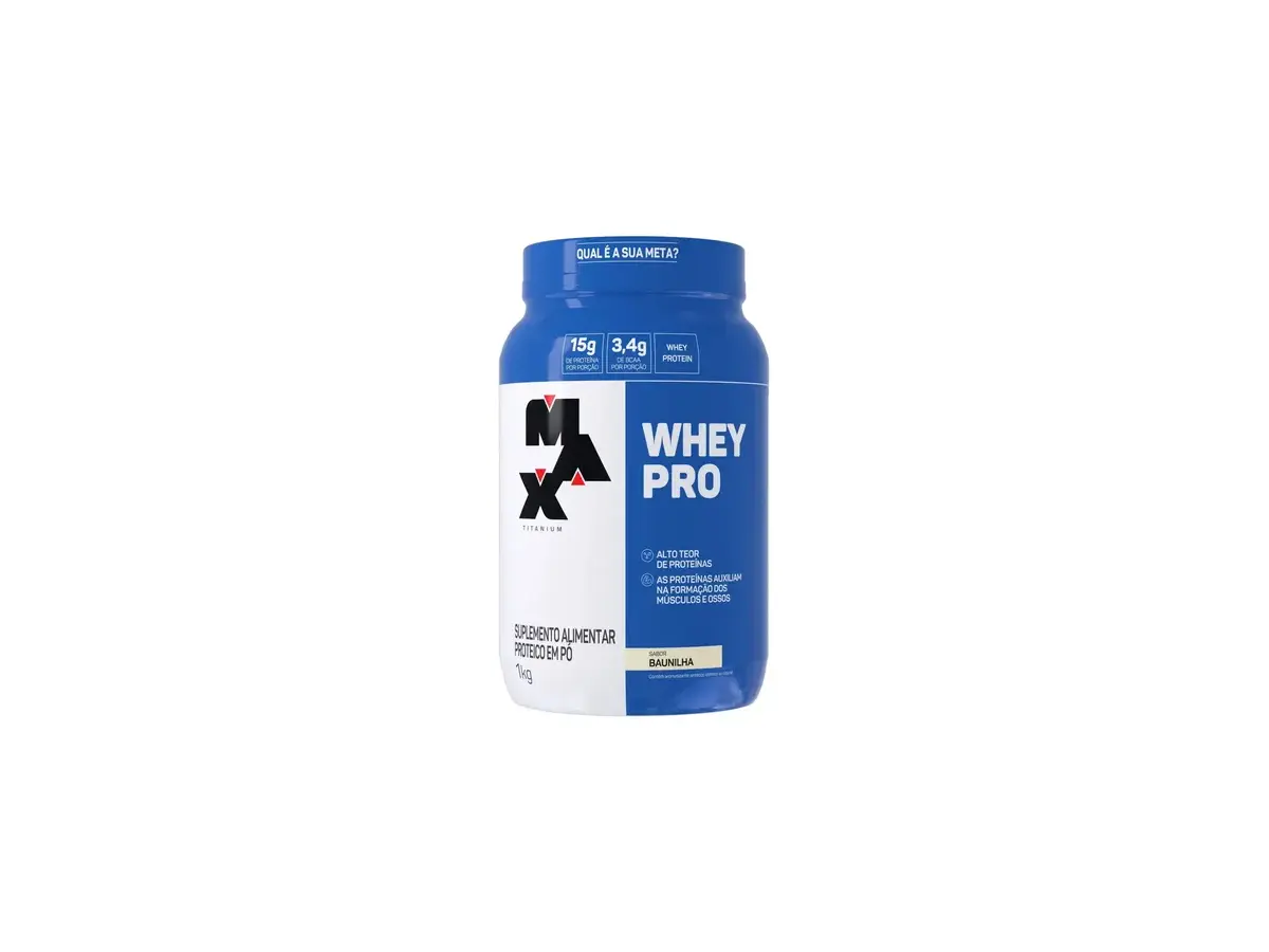 Whey Pro Baunilha Max Titanium