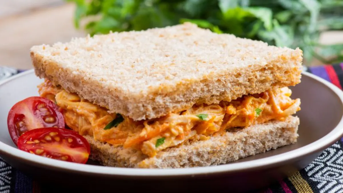Café da Manhã Hipertrofia: Sanduíche de Frango Saudável e Rápido