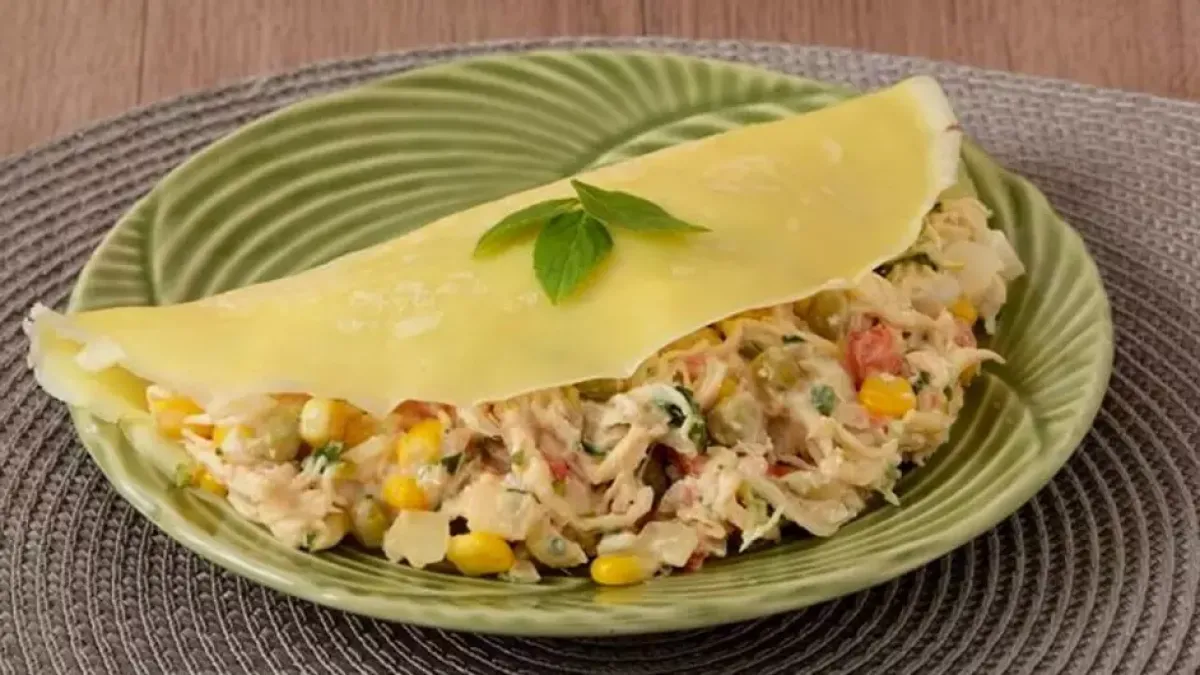 Crepioca com Frango Desfiado: O Café da Manhã Hipertrofia Perfeito